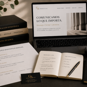 Servicio de redacción institucional para sitios web, manifiestos, presentaciones y documentos corporativos con escritura profesional y calidad editorial.