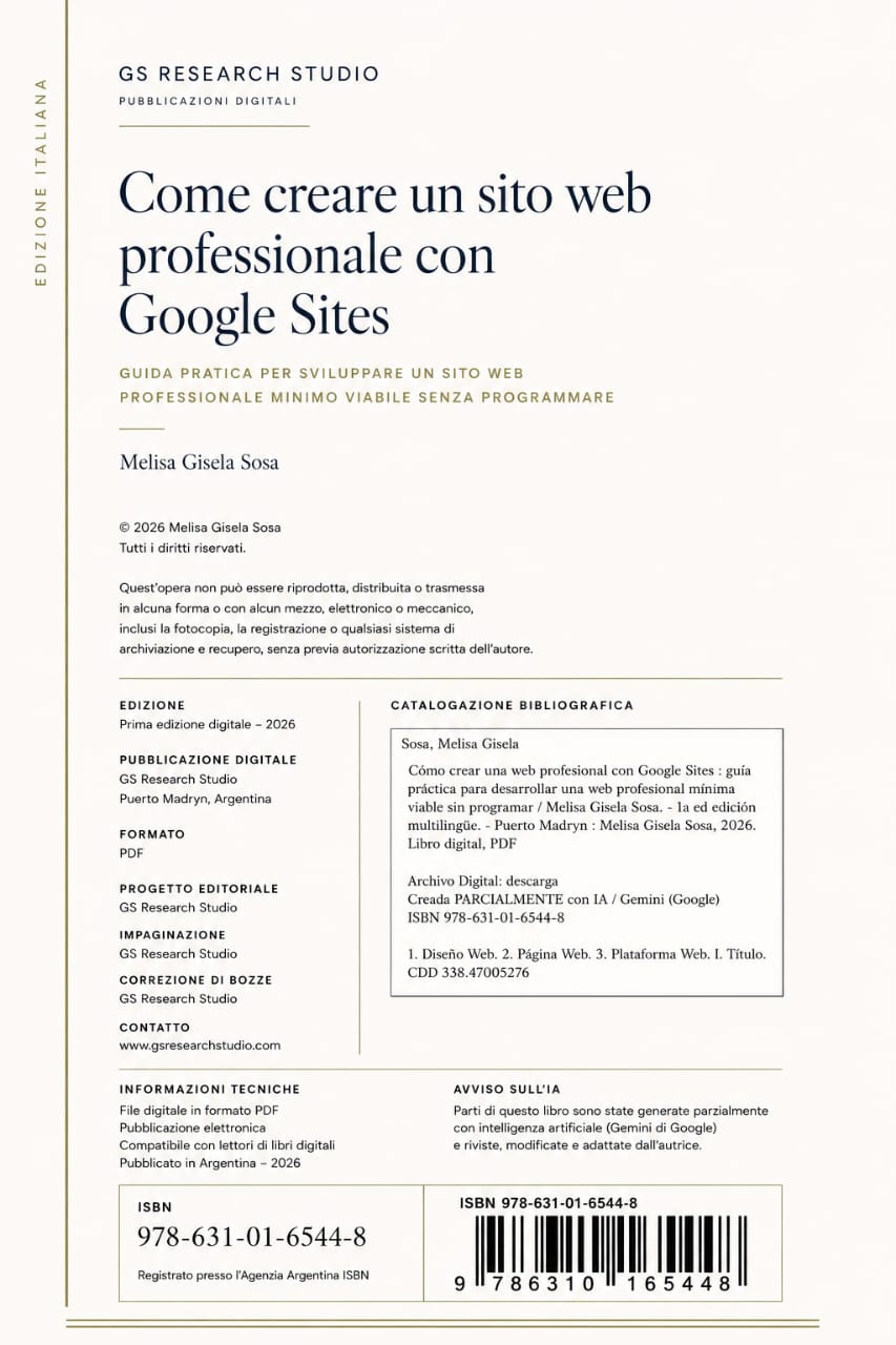 2 ITALIA IBSN - DATOS Come creare un sito web professionale con Google Sites - Imagen 3